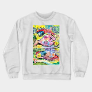 Seafood (Vertical) Crewneck Sweatshirt